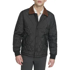 ドッカーズ メンズ アウター ジャケット・ブルゾン キルティング Mens DockersR Quiltedepot Jacket Black ブラックのサムネイル