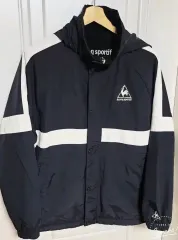 ルコックスポルティフ フリース リバーシブル ジャケット ブラック