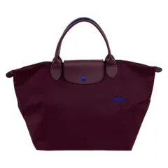 LONGCHAMP(ロンシャン) ハンドバッグ ル・プリアージュネオ ボルドー×ブルー 折りたたみ レザー