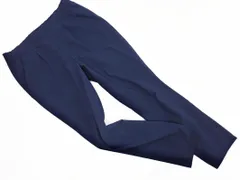 le coq sportif ルコックスポルティフ ロゴ 刺 クロップド パンツ sizeM/紺 ■◇ レディース