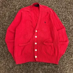 100 ポロ ラルフローレン 90s コットン カーディガン