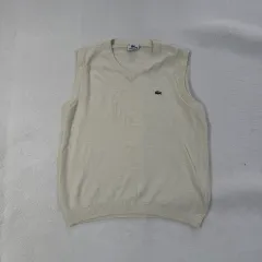 100 LACOSTE ラコステ Vネック ニット ベスト 0227T