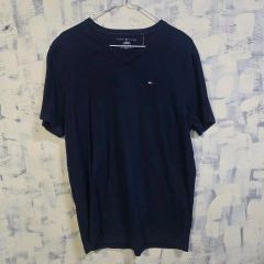 Tommy Hilfiger トミーヒルフィガー Vネック 半袖Tシャツ M