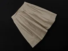 M-PREMIER エムプルミエ プリーツ スカート size36/ベージュ ■◇ レディースのサムネイル