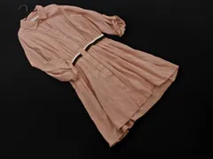 ZARA basic ザラ ベーシック ギャザー シャツ ワンピース sizeM/ピンク ■◇ レディース