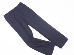 a day in the life アデイインザライフ ユナイテッドアローズ チェック テーパード パンツ size46/紺 ■◇ レディース