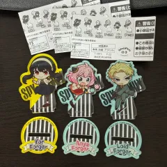 SPY × FAMILY(スパイファミリー) アクリルスタンド ロイド、アーニャ、フォージャー、ヨル・フォージャー 3種 まとめ シンプル展示