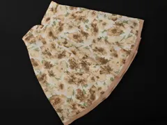 MISCH MASCH ミッシュマッシュ 花柄 フレア スカート sizeM/ベージュ ■◇ レディース