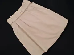 MAJESTIC LEGON マジェスティックレゴン インナー付き Aライン 台形 スカート sizeM/ベージュ ■◇ レディース