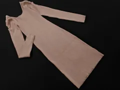 ROYAL PARTY ロイヤルパーティー リブ ニット ワンピース sizeF/ベージュ ■◇ レディース