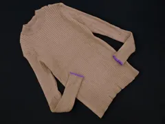 Discoat ディスコート リブ ニット セーター sizeM/ベージュ ■◇ レディース