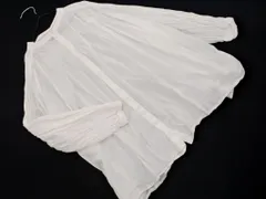 URBAN RESEARCH DOORS アーバンリサーチドアーズ ボリュームスリーブ ワイド幅 ブラウス シャツ sizeM/白 ■◇ レディース