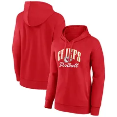 ファナティクス レディース トップス Tシャツ ロゴ パーカー Womens Fanatics Red Kansas City Chiefs Team Logo Victory Script Pullover Hoodie Chf Red レッド