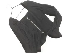 Heather ヘザー フルジップ クロップド ジャケット sizeF/黒 ■◇ レディースのサムネイル