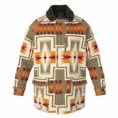 84c27 PENDLETON ペンドルトン ウールコート  ネイティブ柄 ブランケット アウター XSサイズ マルチカラー メンズ 男性用o07tのサムネイル