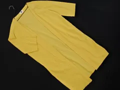 ABITOKYO アビトーキョー ロング カーディガン sizeM/黄 ■◇ レディース