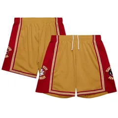 ミッチェルネス メンズ ボトムス ハーフパンツ・ショーツ ショートパンツ ジャージー Mens Mitchell Ness Gold Florida State Seminoles 199293 Thのサムネイル