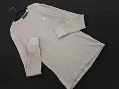 POLO RALPH LAUREN ポロ ラルフローレン ワッフル 長袖 プルオーバー カットソー sizeM/グレー ■◇ メンズ