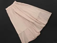 snidel スナイデル シアー ロング スカート sizeF/ピンクベージュ ■◇ レディース