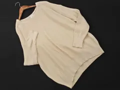 URBAN RESEARCH DOORS アーバンリサーチドアーズ 長袖 ニット セーター sizeM/アイボリー ■◇ レディース