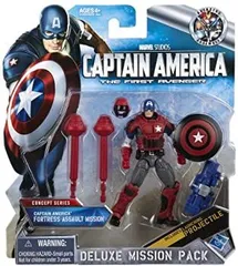 キャプテン・アメリカ ムービー/3.75インチ デラックス アクションフィギュア/01 コンセプトシリーズ/フォートレス アサルト ミッション キャプ