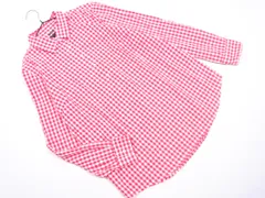 TOMMY HILFIGER トミーヒルフィガー ギンガムチェック プルオーバー シャツ sizeM/白ｘピンク ■◇ レディース