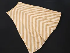 新品 ZARA ザラ リネン混 ストライプ ロング スカート sizeM/ベージュ ■◇ レディース