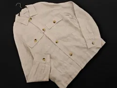 美品 ZARA ザラ シャツ風 ジャケット sizeM/ライトベージュ ■◇ メンズ
