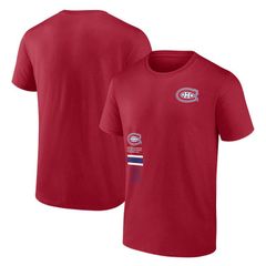 アンブランデッド メンズ トップス Tシャツ Unbranded Mens Fanatics Branded Red Montreal Canadiens RepresentShirt Cnd Red