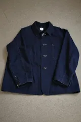 ポストオーバーオールズ no1 カバーオール ジャケット ツイル Indigo XL