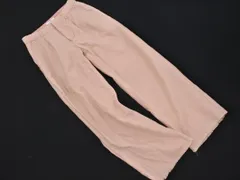 JOURNAL STANDARD ジャーナルスタンダード リネン混 カットオフ ワイド パンツ size34/ピンク ■◇ レディース
