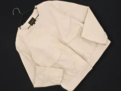 Demi-Luxe BEAMS デミルクスビームス カットオフ ノーカラー ジャケット size38/アイボリー ■◇ レディースのサムネイル