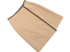 LAURA ASHLEY ローラ アシュレイ ラップ風 タイト スカート size9/キャメル ■◇ レディース