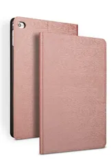 【ペンシル収納付き】iPad ケース 第9世代 第8世代 第7世代 10.2inch 木目 手帳型 TPU ipad9 ipad8 ipad7 薄型 ペン収納付き タブレット カバー ケース (ローズゴールド)