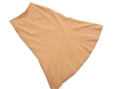 NATURAL BEAUTY BASIC ナチュラルビューティーベーシック ロング Aライン 台形 スカート sizeS/茶 ■■ レディース