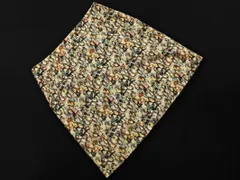 KUMIKYOKU 組曲 総柄 Aライン 台形 スカート size2/ベージュｘ白x黒 ■◇ レディース