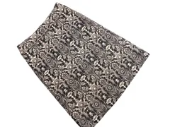 LAURA ASHLEY ローラ アシュレイ 総柄 Aライン 台形 スカート size9/黒ｘグレー ■◇ レディース