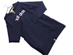 adidas アディダス NEO プリント ロング ジップアップ パーカー sizeOT/濃紺 ■◇ レディース