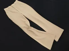 earth music&ecology アースミュージック＆エコロジー フレア パンツ sizeS/ベージュ ■◇ レディース