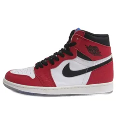 ナイキ NIKE × Spiderman Air Jordan 1 Origin Story Gym Red エアジョーダン1 スニーカー 555088-602 26cm ☆AA★ ■GY51