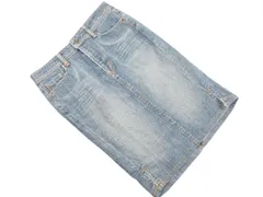 ANAYI アナイ スリット タイト デニムスカート size36/青 ■■ レディースのサムネイル