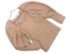 snidel スナイデル ボリュームスリーブ ニット セーター sizeONE/ブラウン ■◇ レディース