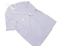 pual ce cin ピュアルセシン ストライプ スプリング コート 白ｘ青 ■◇ レディース