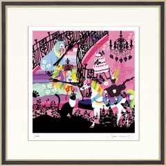 絵画 ホラグチ カヨ 溢れ散るこの想いキミへ届け インテリア 壁 に飾る絵 リビング 玄関 ギフト 御祝 贈り物 おしゃれ 壁掛け