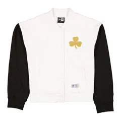 ニューエラ レディース アウター ジャケット・ブルゾン フリース Womens New Era WhiteBlack Boston Celtics 202526 City Edition FullSnap Fleece Jacket Cel White ホワイ