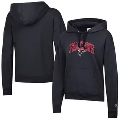 チャンピオン レディース トップス Tシャツ パーカー Womens Champion Black Atlanta Falcons Powerblend Hoodie Fal Black ブラック