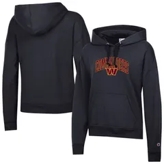 チャンピオン レディース トップス Tシャツ パーカー Womens Champion Black Washington Commanders Powerblend Hoodie Wft Black ブラック