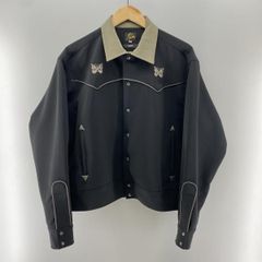 Needlesニードルスカウボーイジャケット XL 蝶刺繍 ブラック - メルカリ