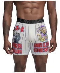 アンダーアーマー メンズ アンダーウェア ボクサーパンツ メッシュ Mens Under Armour 6in Performance Tech Mesh Collaboxer Brief Big Lのサムネイル