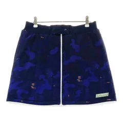 サイズ：2 NEW BALANCE ニューバランス  中綿 リバーシブル ジップスカート 総柄 ネイビー系 [240101295259] ゴルフウェア レディース ストスト